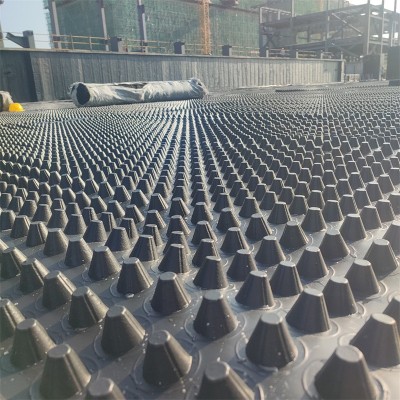 工厂直供塑料凹凸型排蓄水板 阻根板hdpe材质疏水板导水用 排水板图5