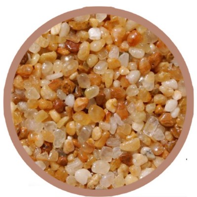 公园道路用胶粘石彩石米石 彩色建筑小石子透水石子图5