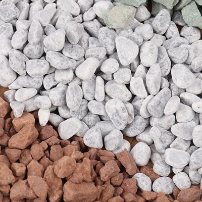 公园道路用胶粘石彩石米石 彩色建筑小石子透水石子图3