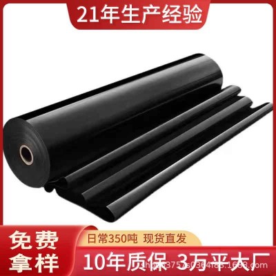 HDPE土工膜 现货防水沼气池蓄水池防渗膜 厂家直供黑色工程土工膜图3