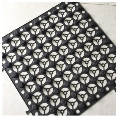 蓄排水板hdpe疏水滤水隔水镂空墨绿黑色透明凹凸塑料顶 板车库材料图6