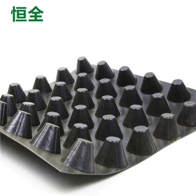 排水板塑料hdpe凹凸型疏水板防水停车场地下室车库厂家 定制阻根板图5