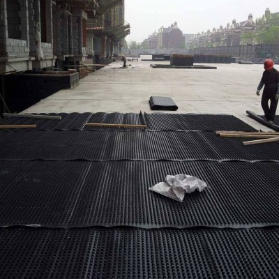 厂家定制hdpe凹凸型塑料排水板 车库顶板地下室绿化复 合排水板图4