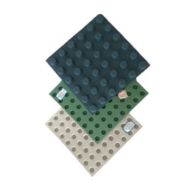 厂家定制hdpe凹凸型塑料排水板 车库顶板地下室绿化复 合排水板图5