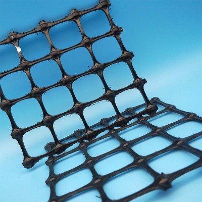 双向塑料土工格栅厂家供应规格全 50k路基加固塑料格栅  100平方米图2