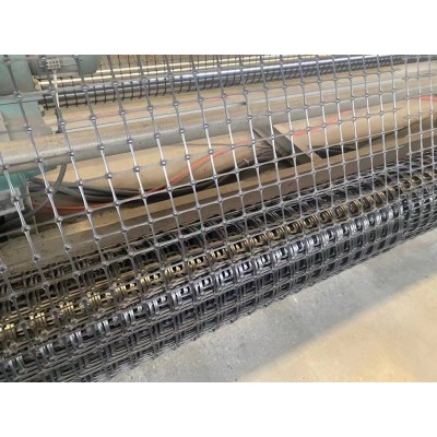 广东塑料PP双向拉伸格栅 土工格栅挡土墙斜坡护坡防滑用黑色网格  1平方米图4