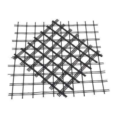 厂家供应沥青水泥路面修补50kn80kn玻纤土工格栅 自粘式玻纤格栅  200平方米图4