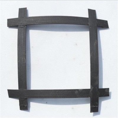 路基挡土墙钢塑土工格栅 GGR/SP/BW80-80 50kn网状 复合钢塑格栅  200平方米图5