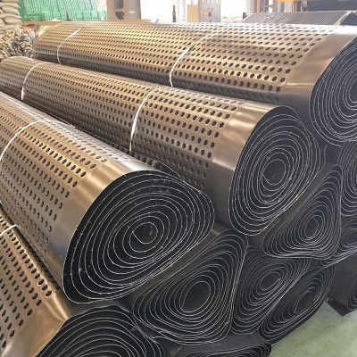 HDPE塑料排水板 地下室顶板绿化阻根滤水板 停车场凹凸型蓄排水板  10平方米图4