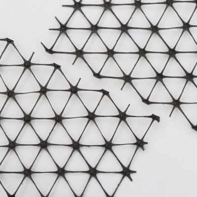 镐语 多向拉伸土工格栅 路基增强道工程机场跑道工程三向土工格栅  150平方米图5